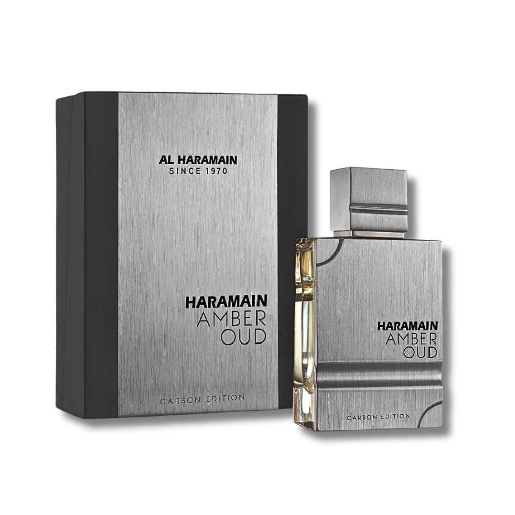 AMBER OUD CARBON EDITION BY ALHARAMAIN - EAU DE PARFUM FOR MEN, 2.0 OZ / 60ML
