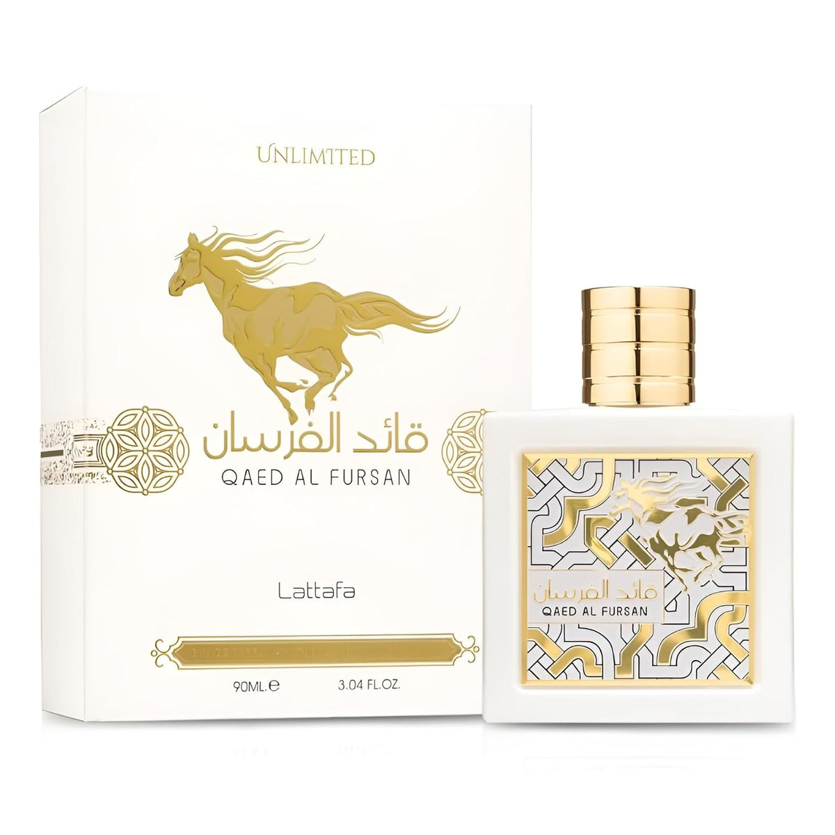 QAED AL FURSAN UNLIMITED BY LATTAFA - EAU DE PARFUM FOR UNISEX, 3.04OZ / 90ML
