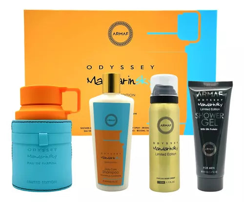 GIFT SETS ODYSSEY MANDARIN SKY BY ARMAF - EAU DE APRFUM FOR UNISEX (4 PCS) 3.4OZ/ 100ML