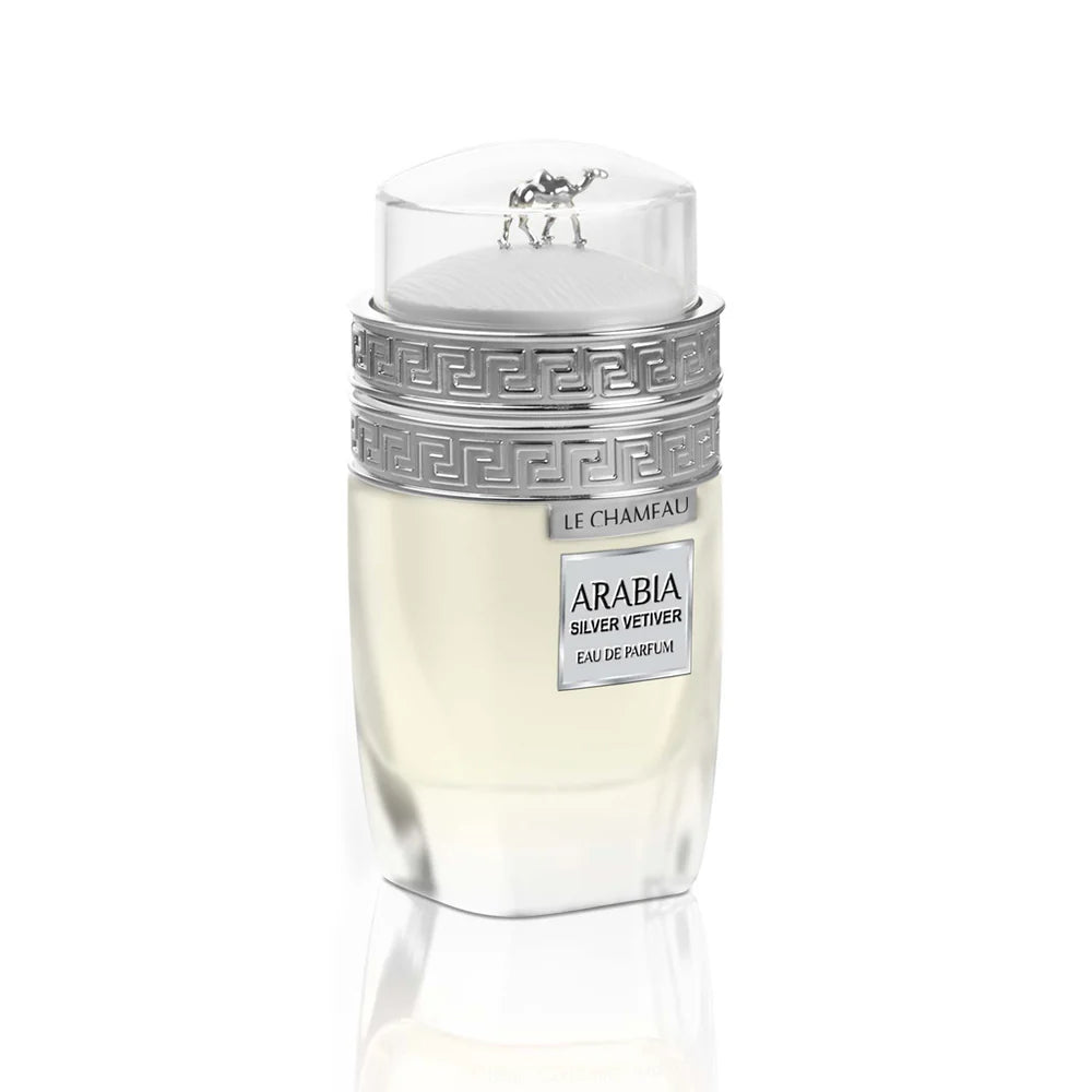 ARABIA SILVER VETIVER BY LE CHAMEAU / EMPER - EAU DE PARFUM FOR MEN 3.4OZ / 100ML