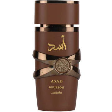 ASAD BOURBON BY LATTAFA  - EAU DE PARFUM FOR UNISEX, 3.4OZ / 100ML