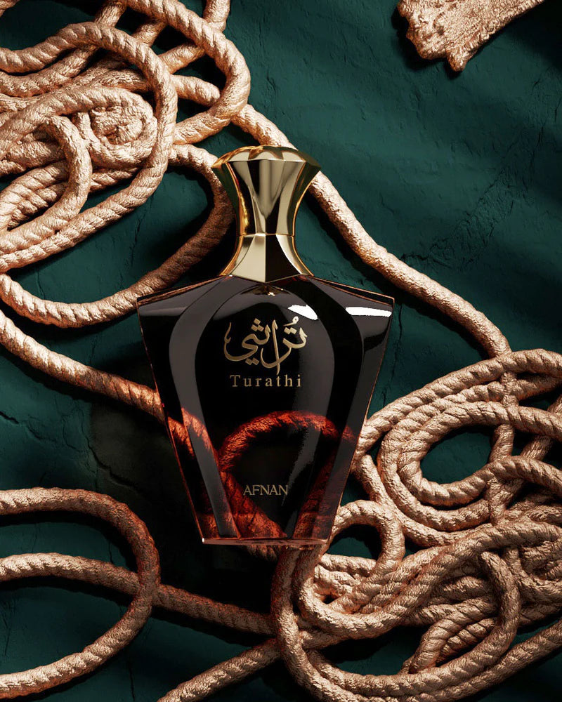 TURATHI BROWN BY AFNAN - EAU DE PARFUM FOR MEN 3.0 OZ /90ML