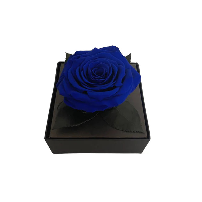 CAJA DE REGALO ACRILICA - CON ROSA BLUE