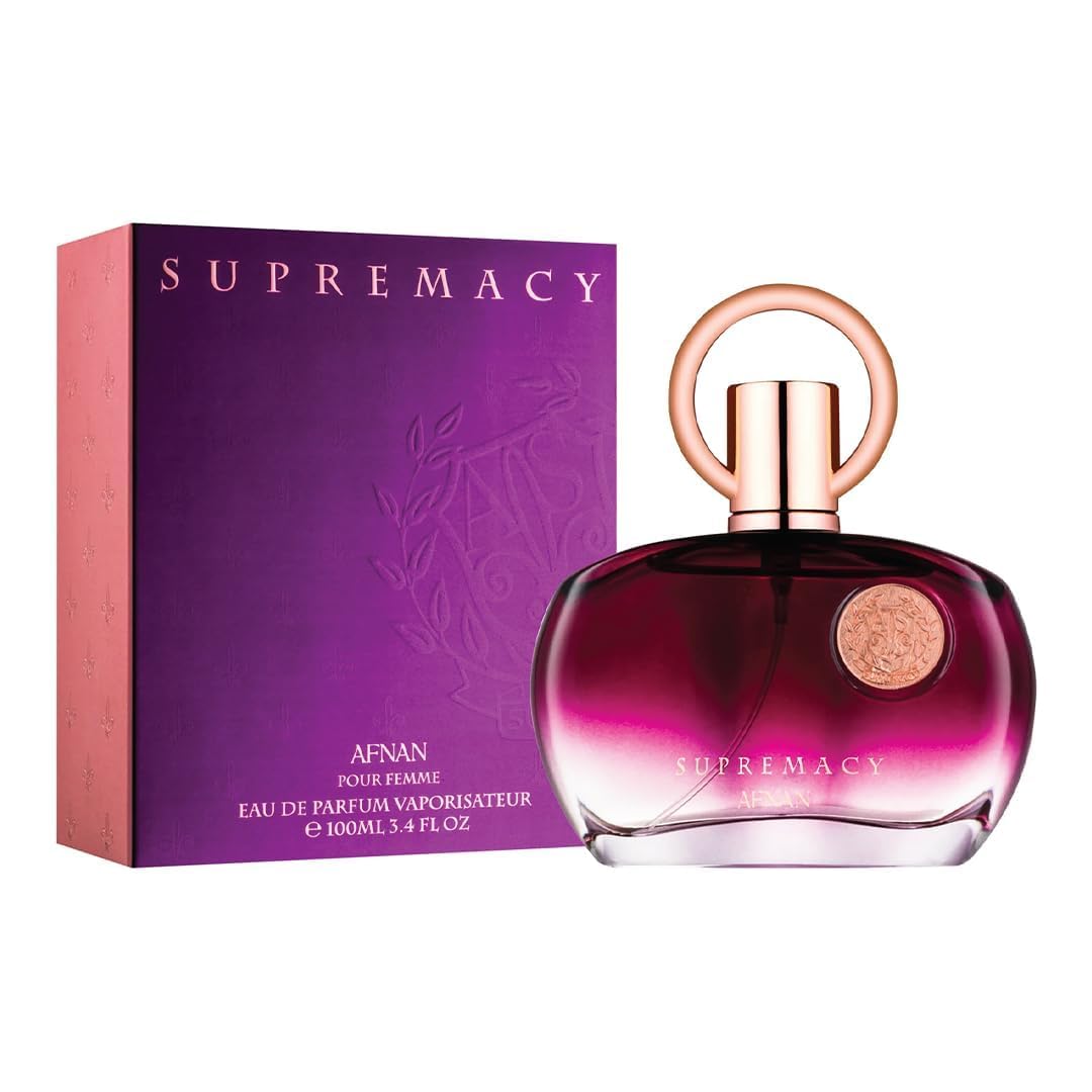 SUPREMACY PURPLE BY AFNAN - EAU DE PARFUM FOR WOMAN, 3.4OZ / 100ML