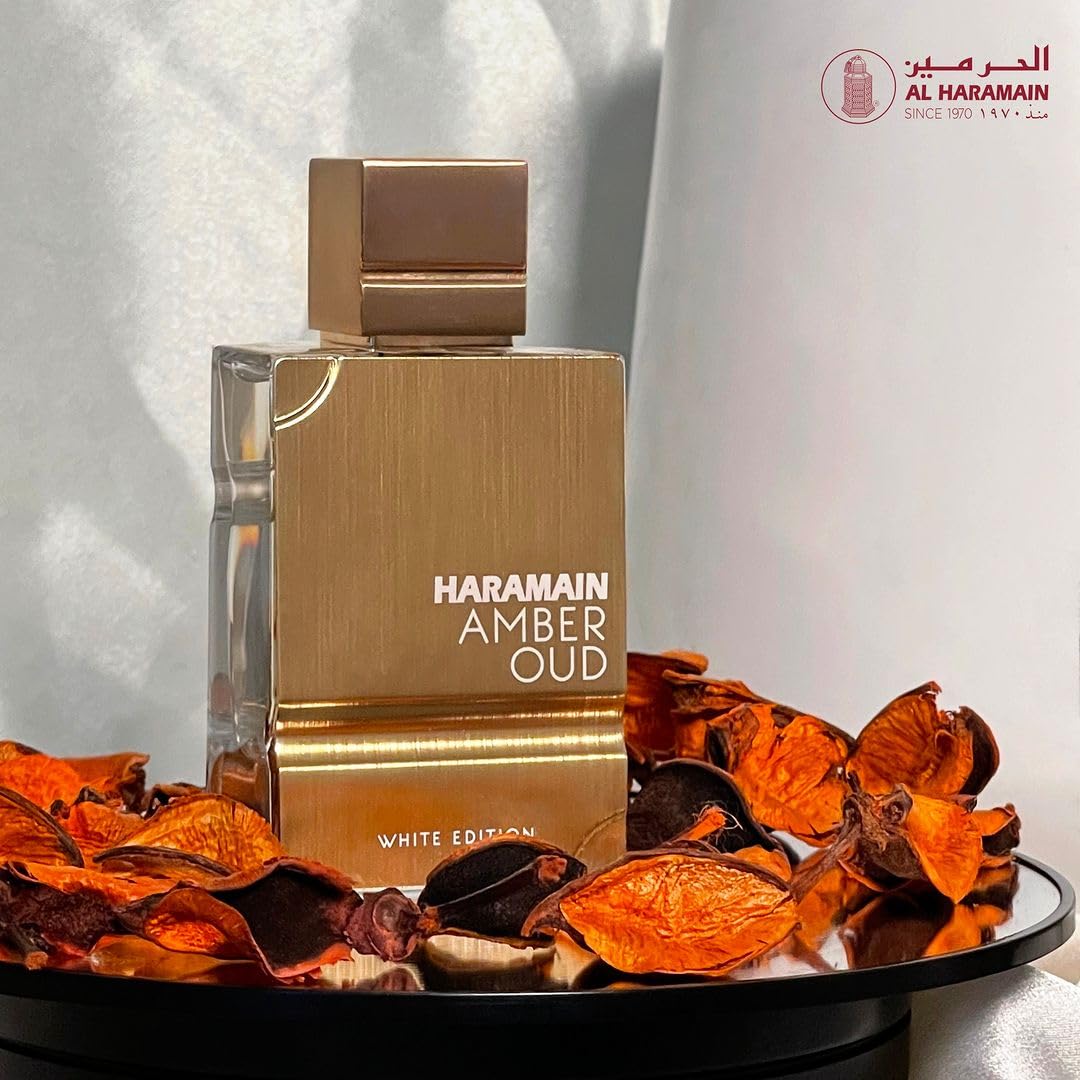AMBER OUD WHITE BY AL HARAMAIN  - EAU DE PARFUM FOR UNISEX, 3.4OZ / 100ML