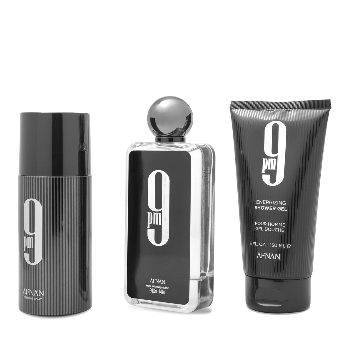 GIFT SETS 9PM BY AFNAN - EAU DE PARFUM FOR MEN (3 PCS) 3.4OZ / 100ML