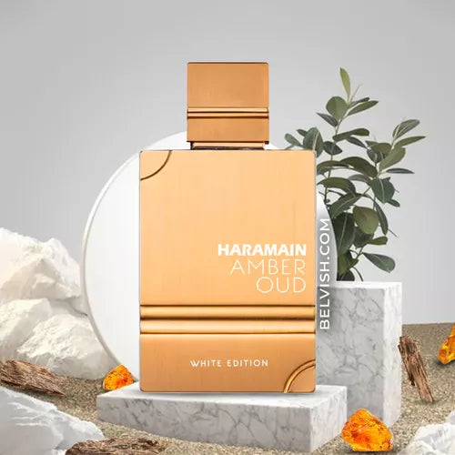 AMBER OUD WHITE BY AL HARAMAIN  - EAU DE PARFUM FOR UNISEX, 3.4OZ / 100ML