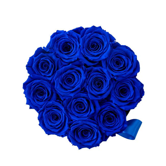 CAJA REDONDA - ROSAS PRESERVADAS