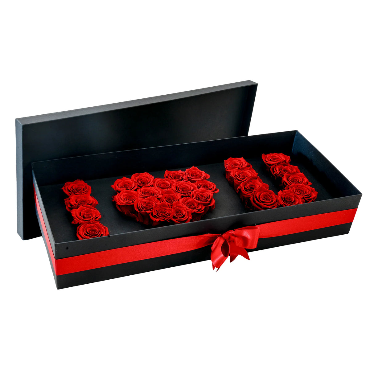 I LOVE YOU BOX - PRESERVED ROSES
