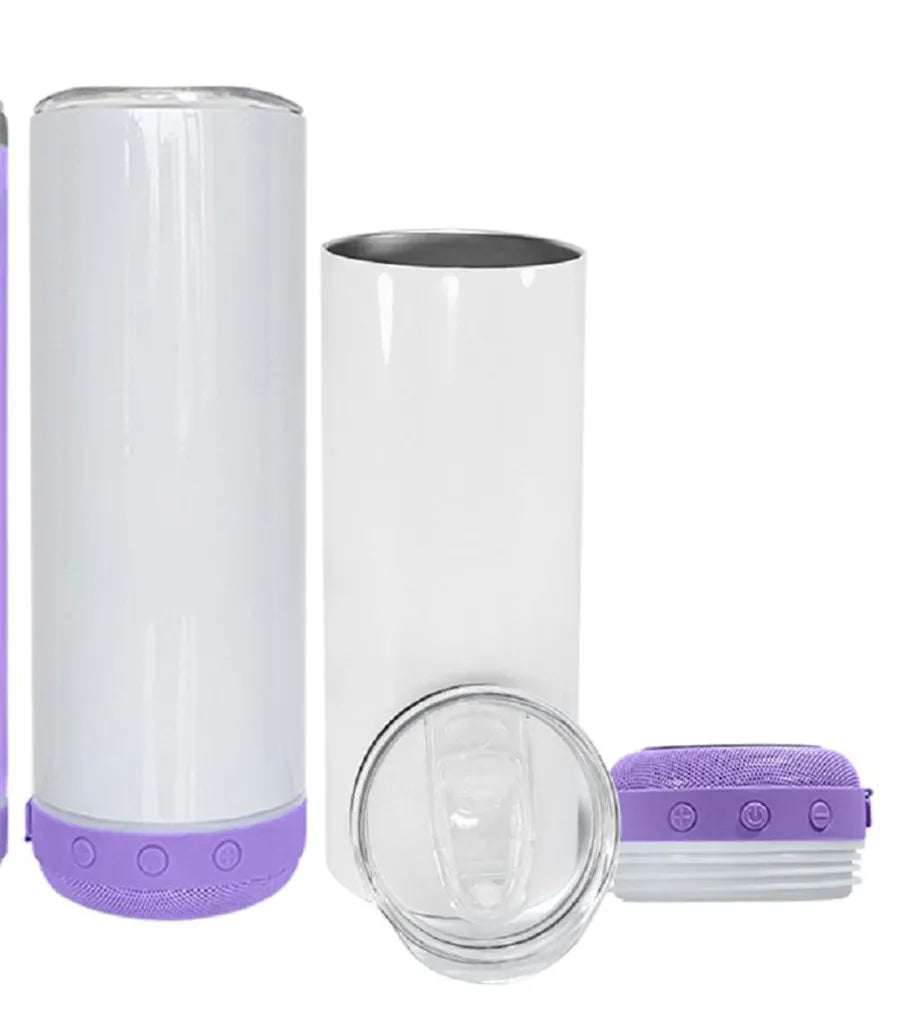 Vaso de Sublimación de 20 oz con Altavoz Integrado