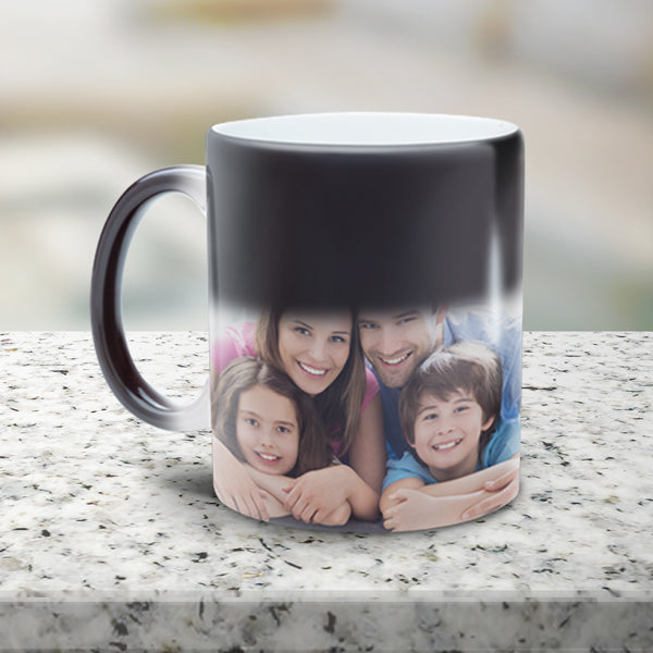 Taza Mágica Negra para Sublimación de 11 oz
