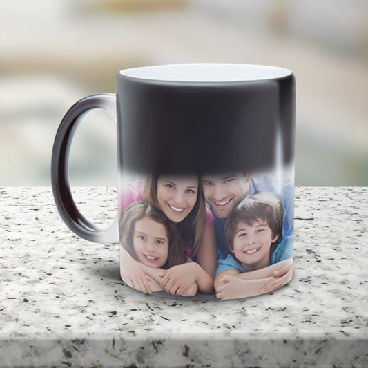 Taza Mágica Negra para Sublimación de 11 oz