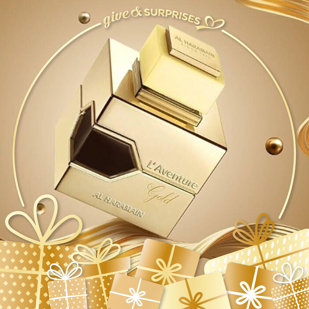 L'AVENTURE GOLD BY AL HARAMAIN - EAU DE PARFUM FOR UNISEX 3.4OZ/ 100ML
