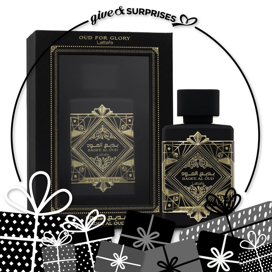 OUD FOR GLORY BADE'E AL OUD BY LATTAFA - EAU DE PARFUM FOR MEN 3.4FL.OZ / 100ML