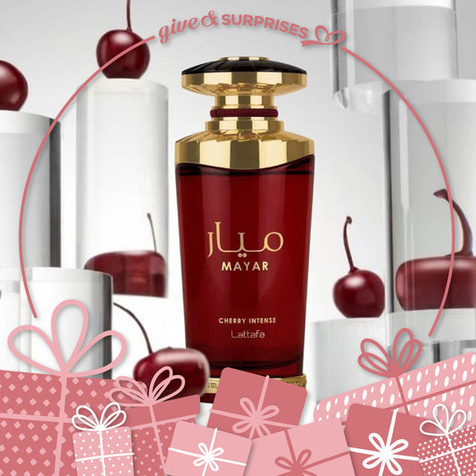 MAYAR CHERRY INTENSE BY LATTAFA - EAU DE PARFUM FOR UNISEX 3.4OZ / 100ML