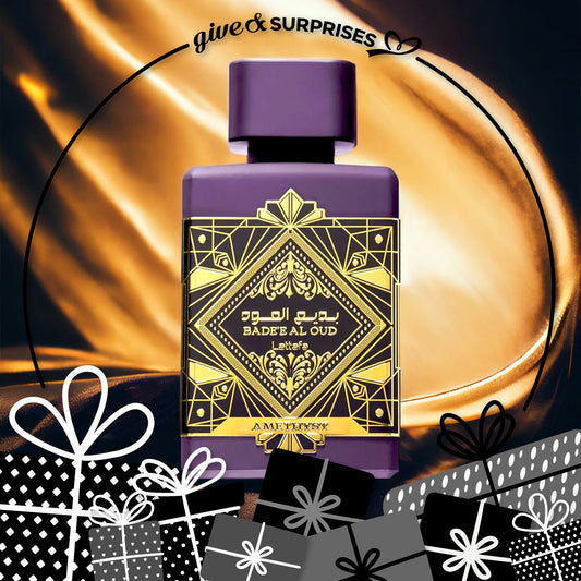 BADE'E AL OUD AMETHYST BY LATTAFA - EAU DE PARFUM FOR UNISEX 3.4OZ / 100ML