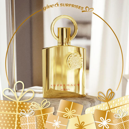 SUPREMACY GOLD BY AFNAN - EAU DE PARFUM FOR UNISEX 3.4 OZ / 100ML
