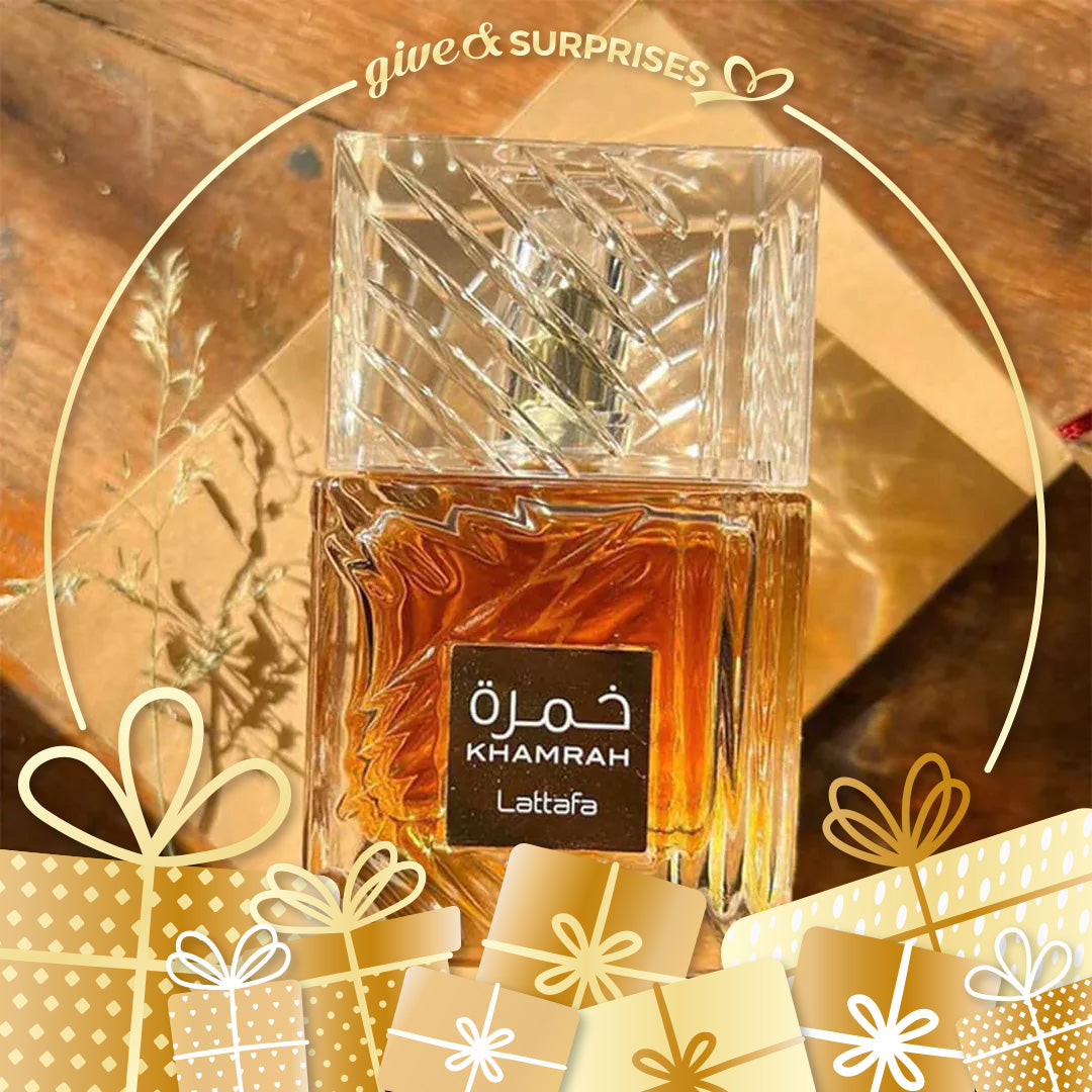 KHAMRAH BY LATTAFA - EAU DE PARFUM FOR UNISEX, 3.4 OZ / 100ML
