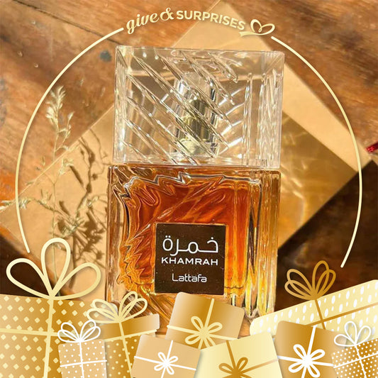 KHAMRAH BY LATTAFA - EAU DE PARFUM FOR UNISEX, 3.4 OZ / 100ML