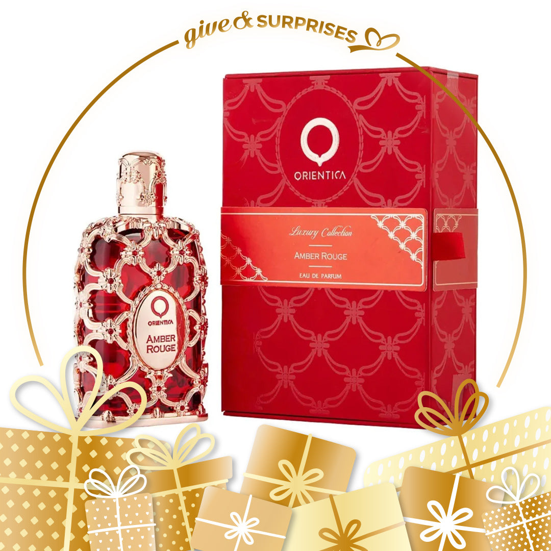 AMBER ROUGE BY ORIENTICA - EAU DE PARFUM FOR WOMAN  5.0 OZ / 148ML