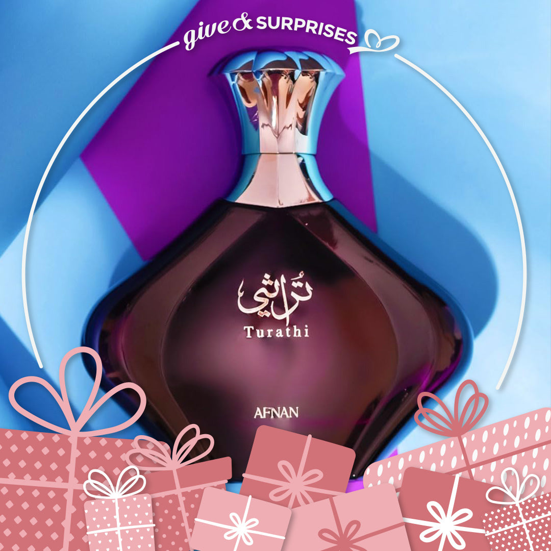 TURATHI PURPLE BY AFNAN - EAU DE PARFUM FOR WOMAN 3.0 OZ / 85ML