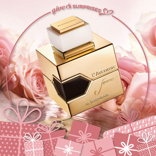 L'AVENTURE FEMME BY AL HARAMAIN - EAU DE PARFUM FOR WOMAN 3.4OZ / 100ML
