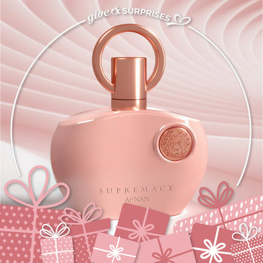 SUPREMACY PINK BY AFNAN - EAU DE PARFUM FOR WOMAN 3.4 OZ / 100ML