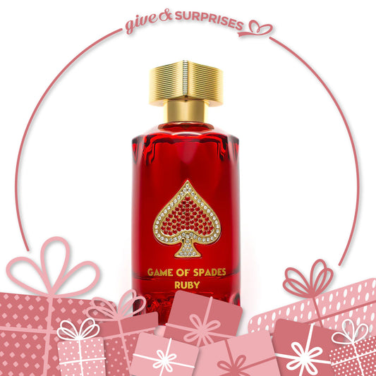 GAME OF SPADES RUBY BY JO MILANO PARIS - EAU DE PARFUM FOR UNISEX 3.4OZ / 100ML